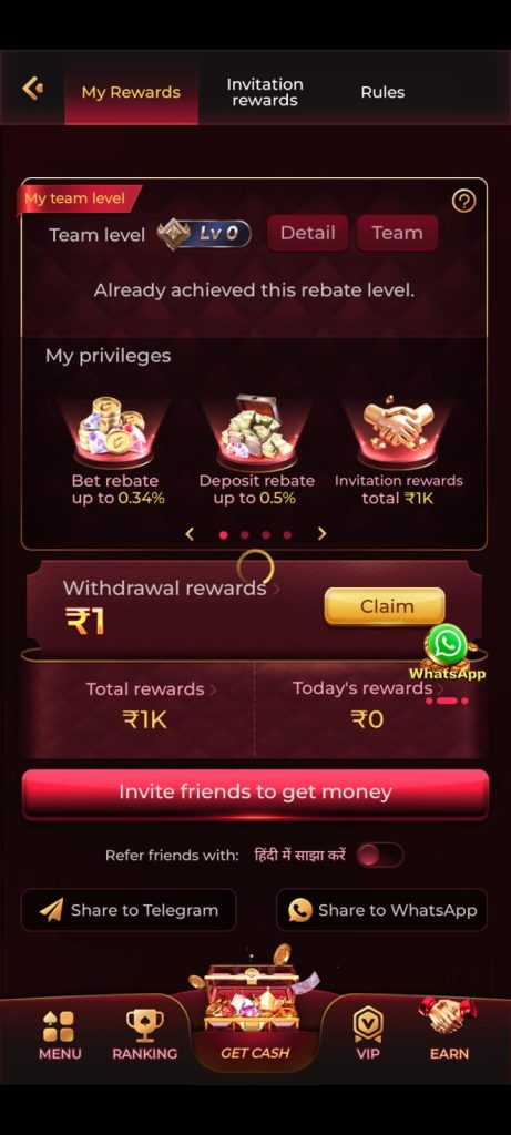 TopOne Game online gaming app interface